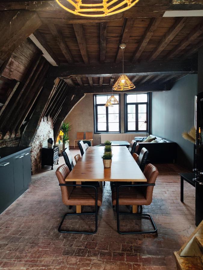 Rooftop Apartment With 60M Terrace Overlooking The Cathedral Antwerp Exterior photo